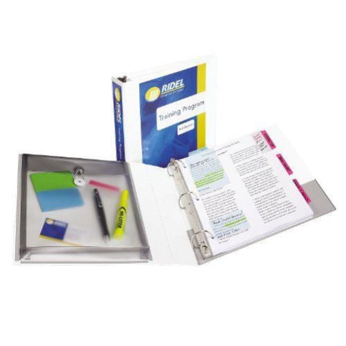 Avery 1-1/2" White Protect and Store View Binders 12pk - 23001