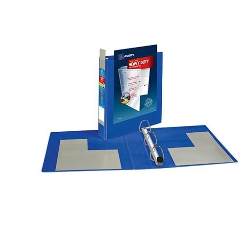 Avery Pacific Blue Heavy-Duty View Binders with Locking One Touch EZD Ring