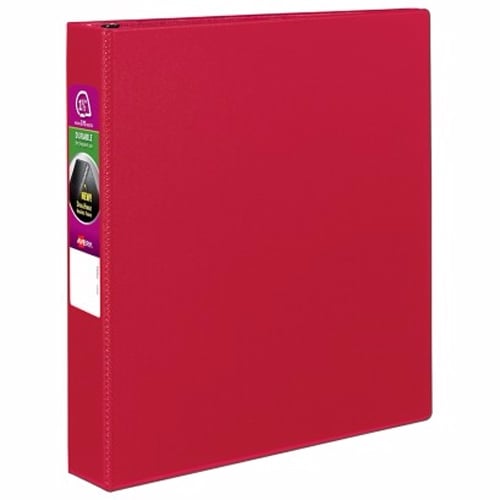 Avery 1-1/2" Red Durable Slant Ring Binders 12pk - 27202