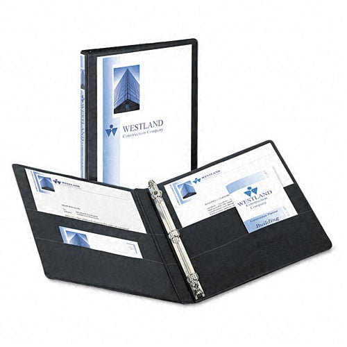 Avery 1/2" Black Durable Slant Ring View Binders 12pk - 17001