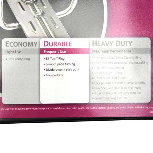 Avery 1/2" Black Durable Slant Ring View Binders 12pk - 17001