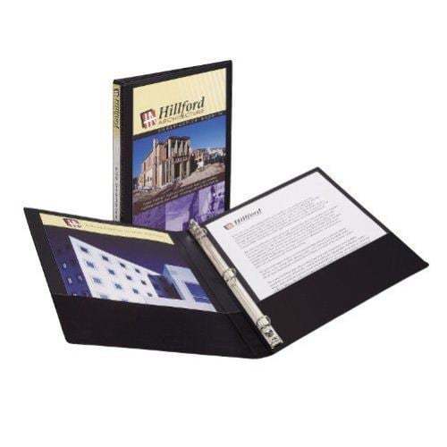 Avery 1/2" Black Economy Showcase View Binders 12pk - 19550