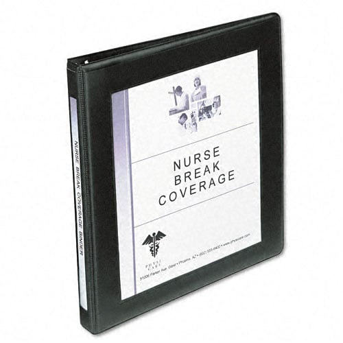 Avery 1/2" Black Framed Gap Free Slant Ring View Binder 12pk - 68050