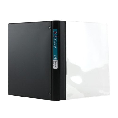 Avery 1/2" Black See-Thru Round Ring Binders 12pk - 10802