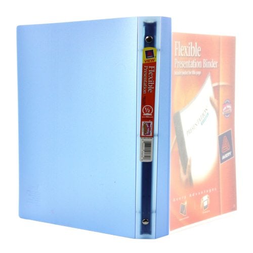 Avery 1/2" Blue Flexible Round Ring Binders 12pk - 17670