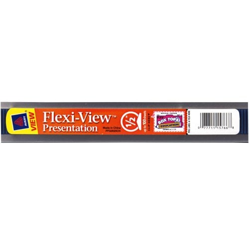 Avery 1/2" Navy Blue Flexi-View Round Ring Binders 12pk - 15766 - Clearance Sale