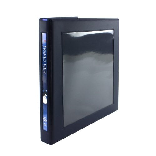 Avery 1/2" Navy Framed Gap Free Slant Ring View Binders 12pk - 68051
