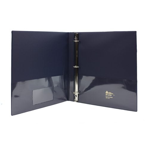 Avery 1/2" Navy Framed Gap Free Slant Ring View Binders 12pk - 68051