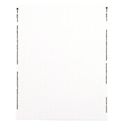 Avery 1/2" White Binder Spine Inserts 80pk - 89101 - Clearance Sale
