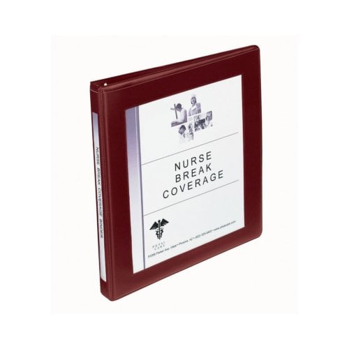 Avery 1/2" Maroon Framed View Heavy Duty Binders with Gap Free Slant Ring - 12pk
