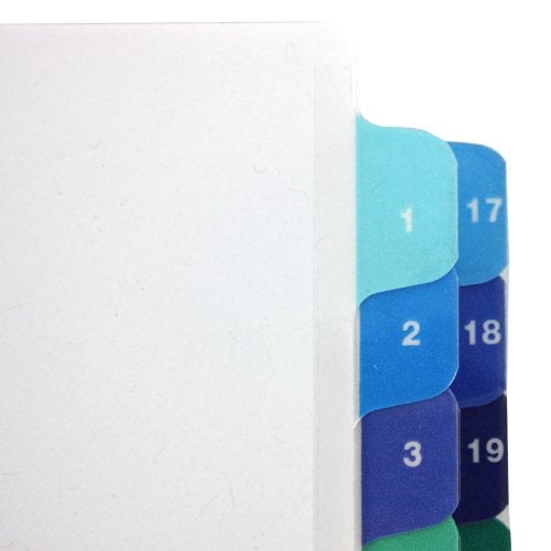 Avery 1-32 tab 11" x 8.5" Double-Column TOC Dividers - 11322 - Clearance Sale