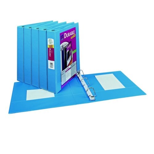 Avery 1.5" Dark Blue Durable View Binders with Slant Ring 6pk - 17834