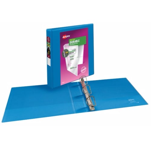 Avery 1.5" Dark Blue Durable View Binders with Slant Ring 6pk - 17834