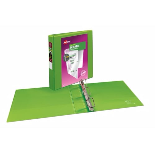 Avery 1.5" Green Durable View Binders with Slant Ring 6pk - 17835