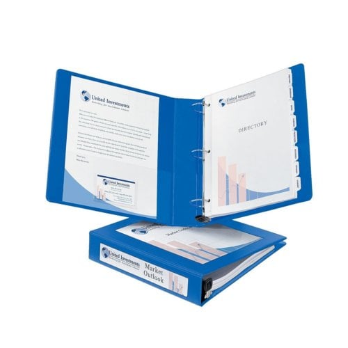 Avery 1.5" Pacific Blue Framed View Heavy Duty Binders with One Touch EZD Ring - 12pk