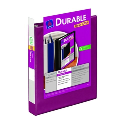 Avery 1.5" Pink Durable View Binders with Slant Ring 6pk - 17833