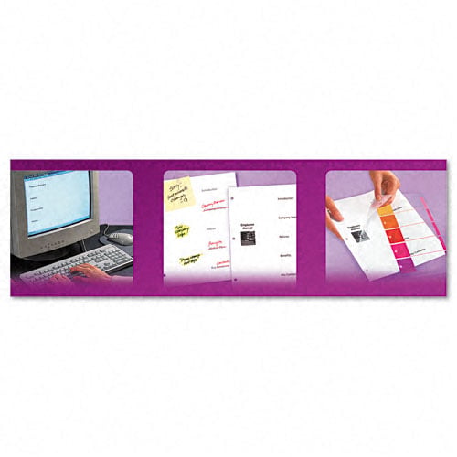 Avery 1-5 tab 11" x 8.5" Contemporary Multicolor Dividers - 11131