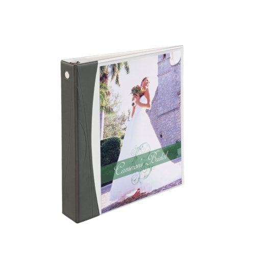 Avery 1.5" White Comfort Touch Durable View Binders with Gray Spine and Slant Ring - 6pk