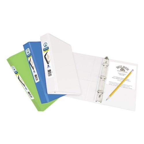 Avery 1" Assorted 5.5" x 8.5" Mini Durable Round Ring View Binders 12pk - 17168