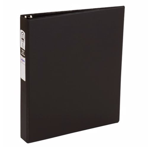 Avery 1" Assorted Color Economy Round Ring Binders 12pk - 11718