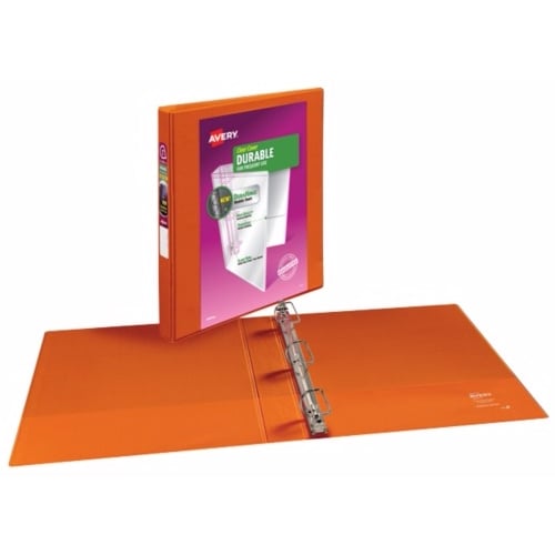 Avery 1" Assorted Durable Slant Ring View Binders 12pk - 17018