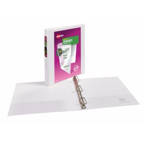 Avery 1" Assorted Durable Slant Ring View Binders 12pk - 17018