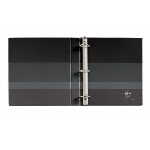 Avery 1" Black Durable EZD Ring Binders with Label Holders 12pk - 8302
