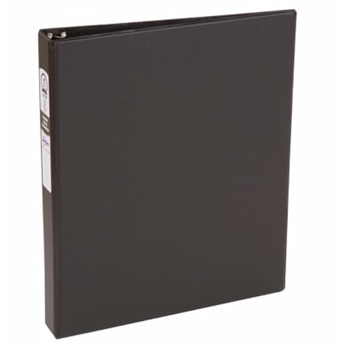 Avery 1" Black Economy Round Ring Binders 12pk - 03301