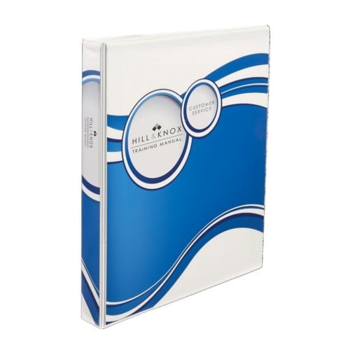 Avery 1" Blue Circles Designer View Binders with Slant Ring 6pk - 18601