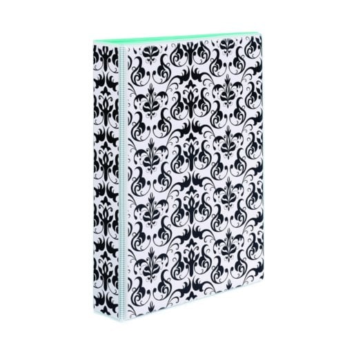 Avery 1" Chandelier Damask 5.5" x 8.5" Mini Durable Round Ring Binders 6pk - 18445
