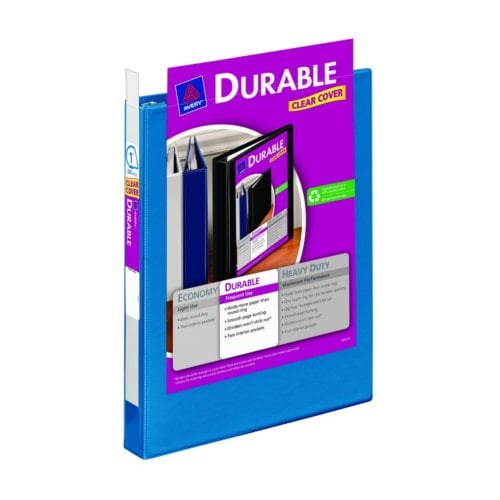 Avery 1" Dark Blue Durable View Binders with Slant Ring 6pk - 17831
