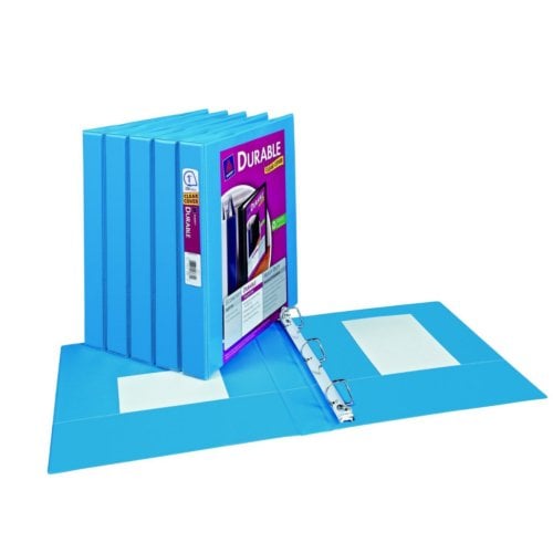Avery 1" Dark Blue Durable View Binders with Slant Ring 6pk - 17831