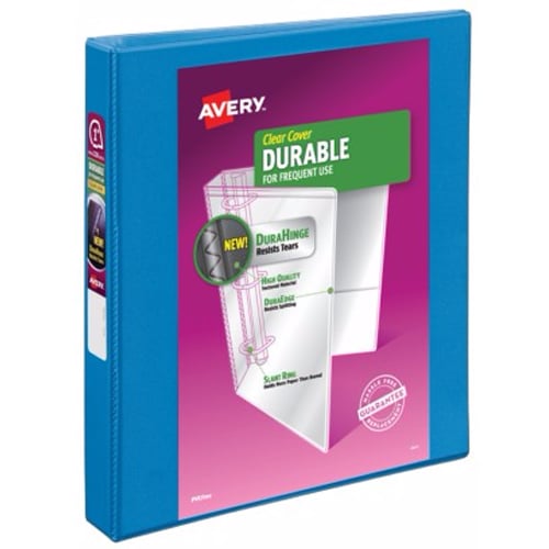 Avery 1" Dark Blue Durable View Binders with Slant Ring 6pk - 17831