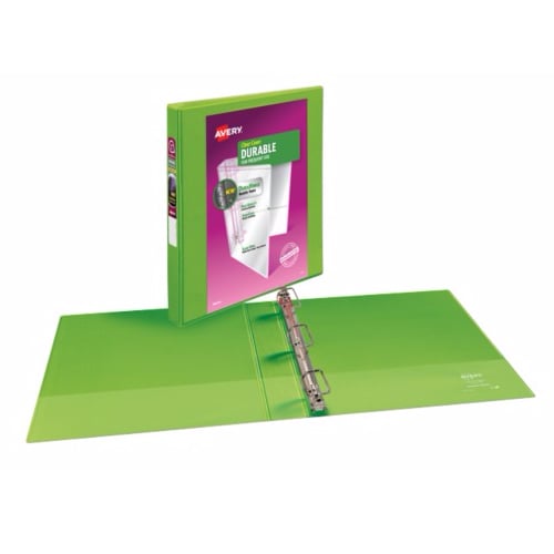 Avery 1" Green Durable View Binders with Slant Ring 6pk - 17832