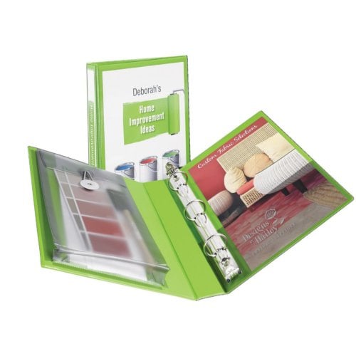 Avery 1" Green Protect & Store 5.5" x 8.5" Mini Durable Round Ring View Binders 12pk - 23030