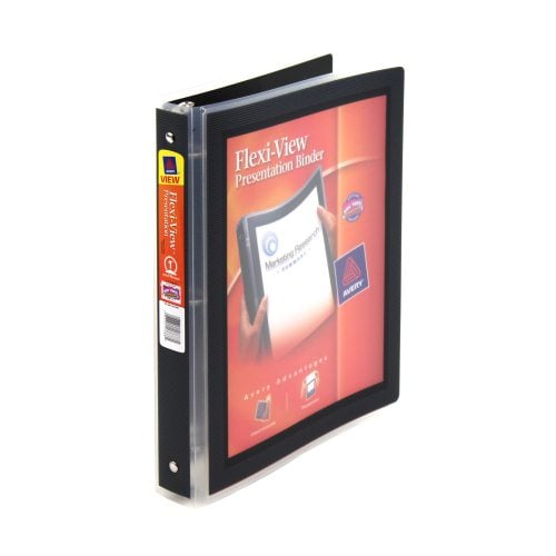 Avery 1" Assorted Color Flexi-View Binders 12pk - 17688