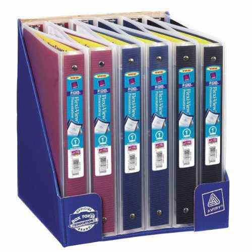 Avery 1" Assorted Color Flexi-View Binders 12pk - 17688