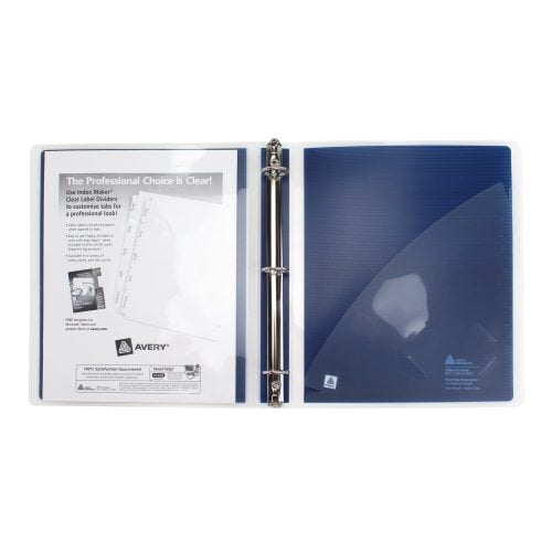 Avery 1" Assorted Color Flexi-View Binders 12pk - 17688