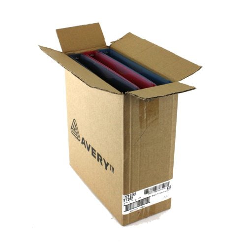 Avery 1" Assorted Color Silhouette Flexible View Binders (6pk) - 17202