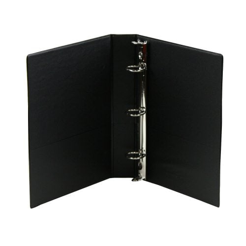Avery 1" Black Durable Half Size Round Ring Binder w/ Label Holder 6pk - 27257 - Clearance Sale