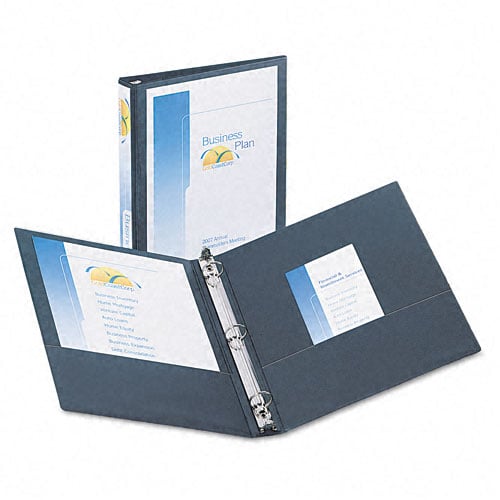 Avery 1" Black Economy Showcase View Binders 12pk - 19600