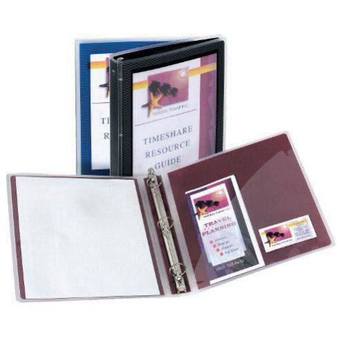 Avery 1" Black Flexi-View Round Ring Binders 12pk - 17686 - Clearance Sale