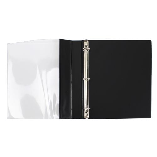 Avery 1" Black See-Thru Round Ring Binders 12pk - 10852