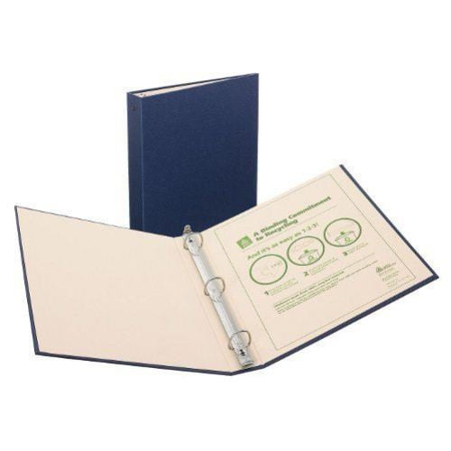 Avery 1" Blue Recyclable Slant Ring Binders (12pk) - 50001