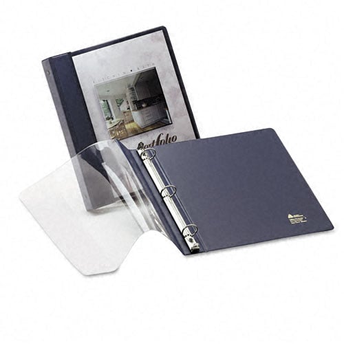 Avery 1" Blue See-Thru Round Ring Binders 12pk - 10851
