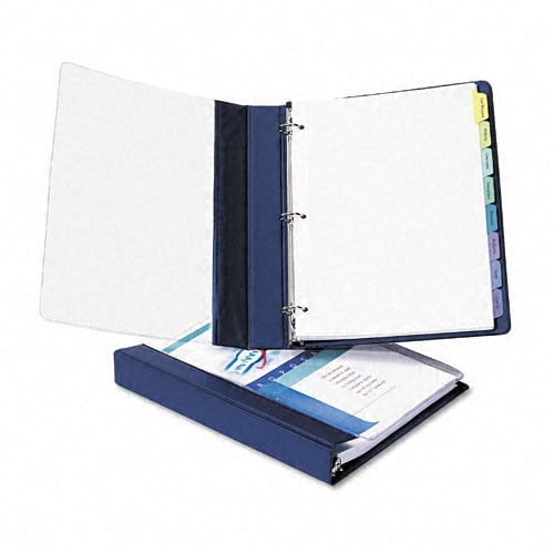Avery 1" Blue See-Thru Round Ring Binders 12pk - 10851