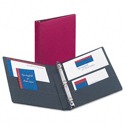 Avery 1" Burgundy Durable Slant Ring Binders 12pk - 27252