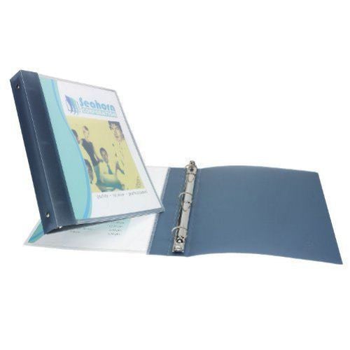 Avery 1" Gray Flexible Round Ring Binders 12pk - 17676