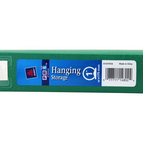 Avery 1" Green Hanging File Storage Binders 12pk - 14802
