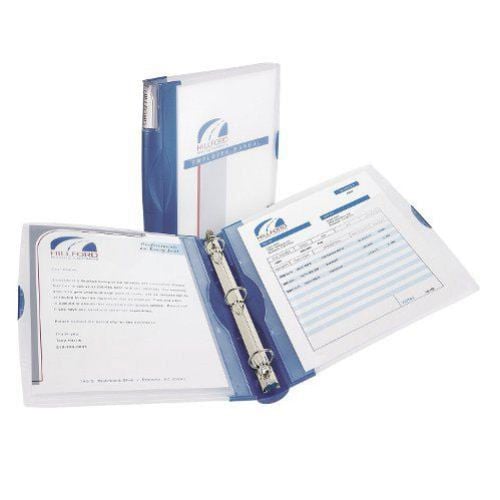 Avery 1" Light Blue Silhouette Round Ring View Binders (6pk) - 17331